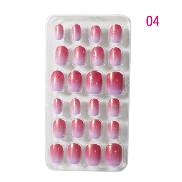 24 Lommer Bærbare Negleputer, Neglekunst Patch Stil 4