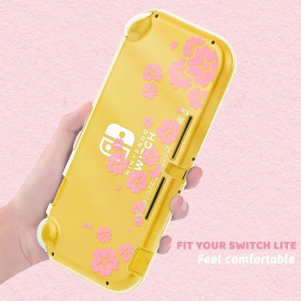 Skyddande Fodral Kompatibelt med Nintendo Switch Lite - Rosa, Hård