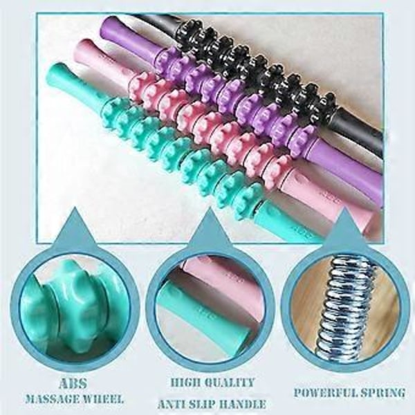 Massasje Fascia Roller, Håndholdt Dypvevsmassasje Stick Verktøy, Cellulittblastere Massasje, Manuell Muskelfrigjørings Roller Stick Massasjeapparat, En Massasjeapparat for