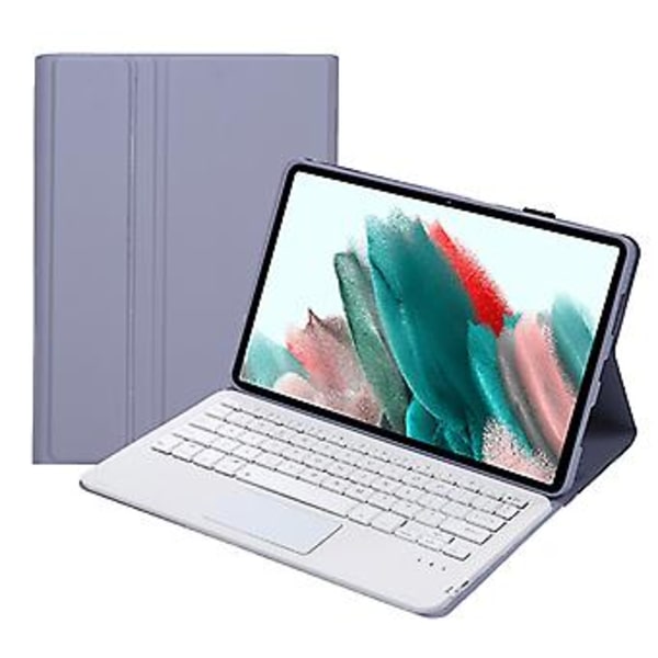 Näppäimistö + Kotelo Samsung Galaxy Tab A8 2021 Vaaleanvihreä Purple