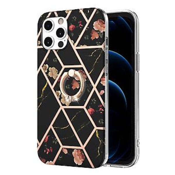 Marmor Blomma TPU Skal För iPhone 12 Pro Max