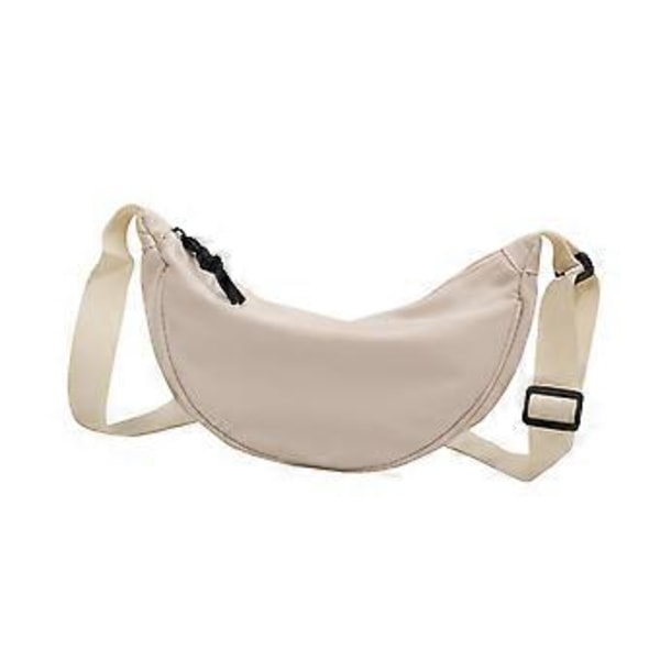 Fashion Canvas Skuldertaske Brysttaske Casual til Fest Studerende Udendørs Hvid Hvid White