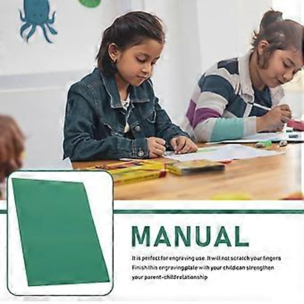 5 kpl Painolaattojen kaiverruskumilevy Lasten kaiverruskumilevy Kaiverruskumilevy