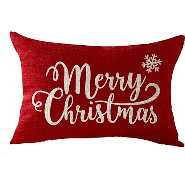 1 st Glad Vinter Snöflingor Tro Pillow