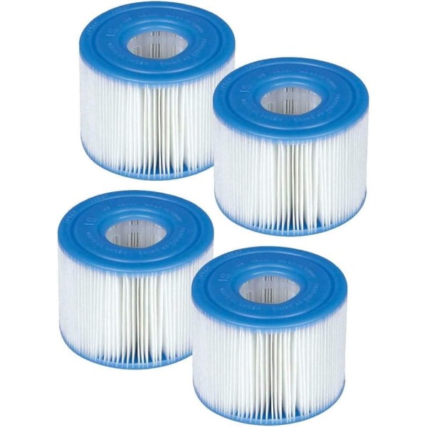 4 filterpatroner för typ S1 spa-filter