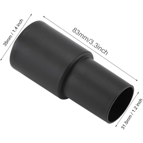 5 stk. Universal Vakuumslange Adapter Konverter Universal Dele Sugning Adapter Mundrør Konnektor Tilbehør til 32mm til 35mm