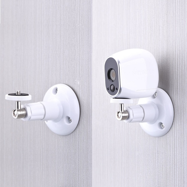 (2-pack) Väggfäste för inomhus/utomhus säkerhetskamera, justerbar takfäste