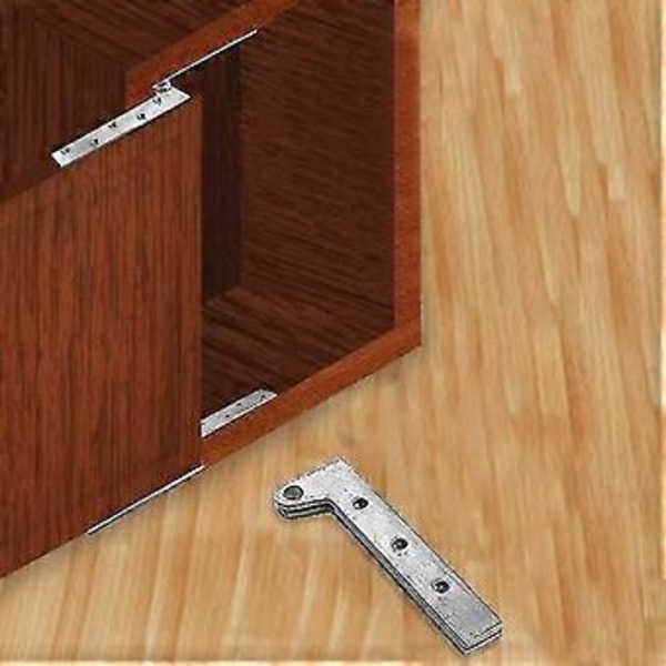 Ruostumattomasta teräksestä valmistetut piilosaranat 360 asteen pyörityksellä 100 mm x 32 mm oviin ja kaappeihin, 2 kpl