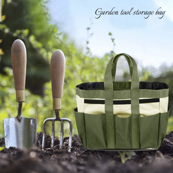 Kannettava puutarhatyökalulaukku Oxford Plant -työkalulaukku, monitaskuinen
