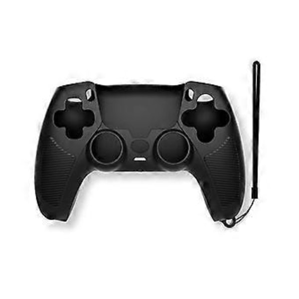 PS5-ohjaimen silikonisuojus, pehmeä liukumaton kumikotelo ja 8 kpl 13 No Buttons