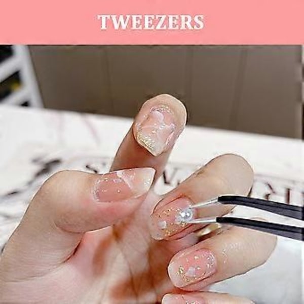 1 Ask 3D Nagelberlocker Nagelstrass för Kvinnor Nageldekoration Nagelkonstprojekt Utsmyckning Hantverkstillbehör 12FH07