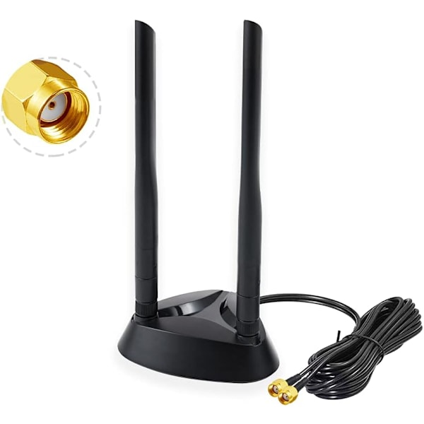 WiFi-antenne 2.4G/5.8G dobbeltfrekvens dobbeltantenne signalforstærker