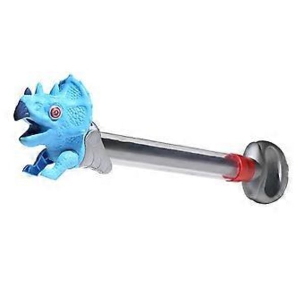 Dinosaurie Spruta Utomhus Vattenleksaker Trädgård Strandspel Pool Sommaraktivitet Vattenpistol för Barn Pojkar Flickor Småbarn triceratops blue
