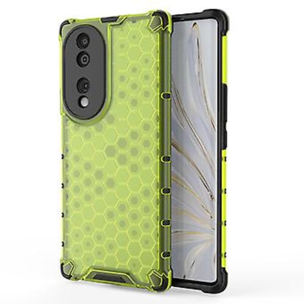 Honeycomb Mobilskal för Honor 70 5G Green