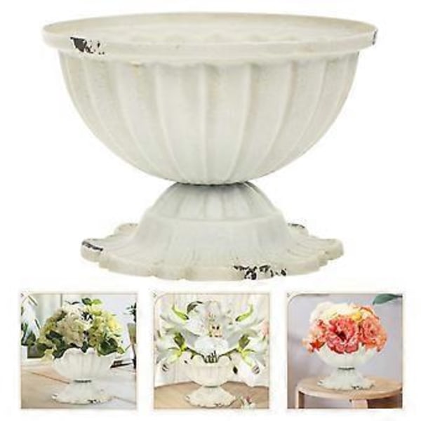 Retro Blomsterpotte Jern Kunst Blomsterpotte Hjem Vase Kontor Hotel Vase Dekoration