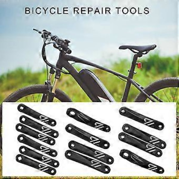 Vevarm för mountainbike, aluminiumlegering, vänster enkelkedjevevarm, fyrkant/romb/splines, vänster, avsmalnande vevände Endurin Square 1 Pair 170