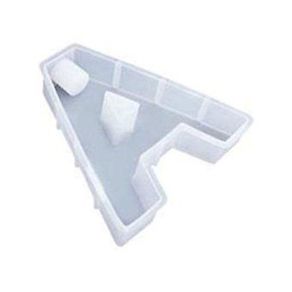 Bokstavsformad Ljushållare Form Ljusstake Hållare Formar för Att Göra Ljushållare, DIY Resin Gjutning Silikonformar A