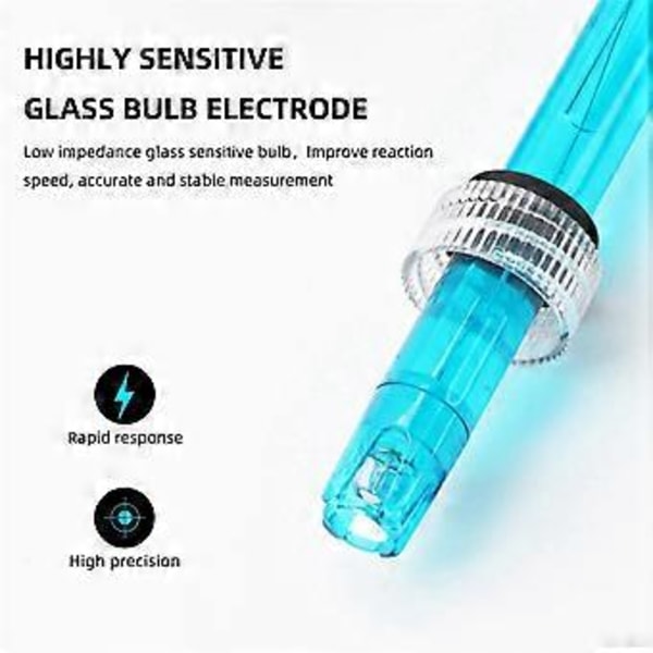 PH Ersättningsprob med BNC-gränssnitt 300cm Kabel 0-14 PH Q9 Probkontroller Oxidation-Reduktion
