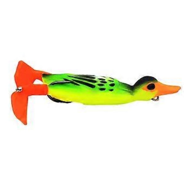 Ankbete Fiske Drag Fiskekrokar Tillbehör Swimbait Utrustning Flipper Trollingbete Fiskedrag för Bass Gös Rödfisk (Grön) Green