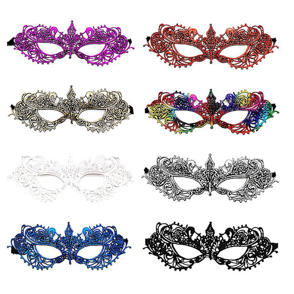 Parmask för par - Venetianska masker - Maskeradboll - Karneval - Mardi Gras - Balmask - Maskeradfest