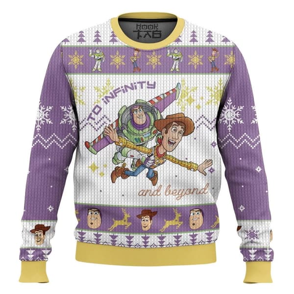 Julesweater, 3D Digital Print Crewneck Pullover - K35 - Størrelse M M