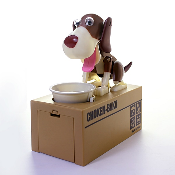 Min Hund Spargris - Robotisk Myntätande Leksak Sparbössa Kreativ