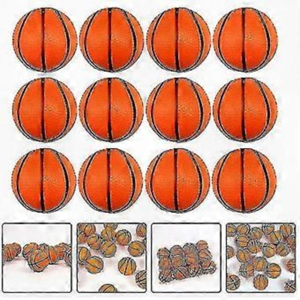 Set med 24 Mini Basketbollar för Lek och Spel