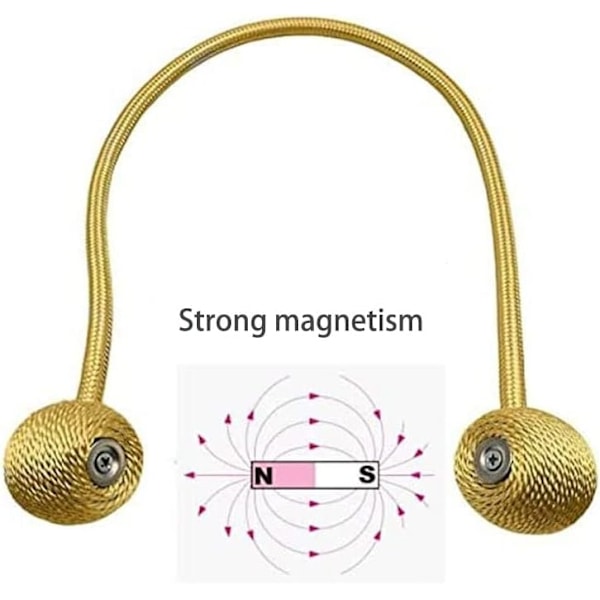 2 kpl Magneettisia verhonauhoja, verhonpidike, eurooppalainen