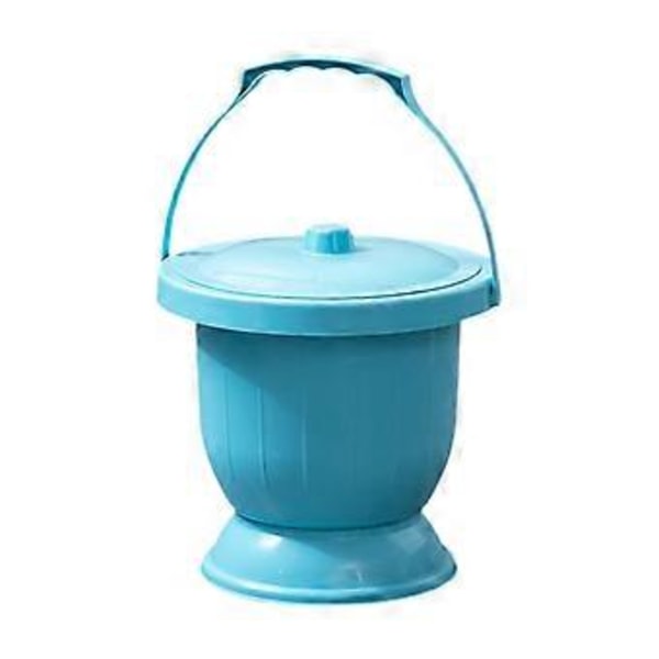 Nattkärl Spottkopp med Lock Förtjockad Urinflaska Natturinal Portabel Spottkopp Urinalkruka för Camping Barn Vuxna (Blå S) Blue S