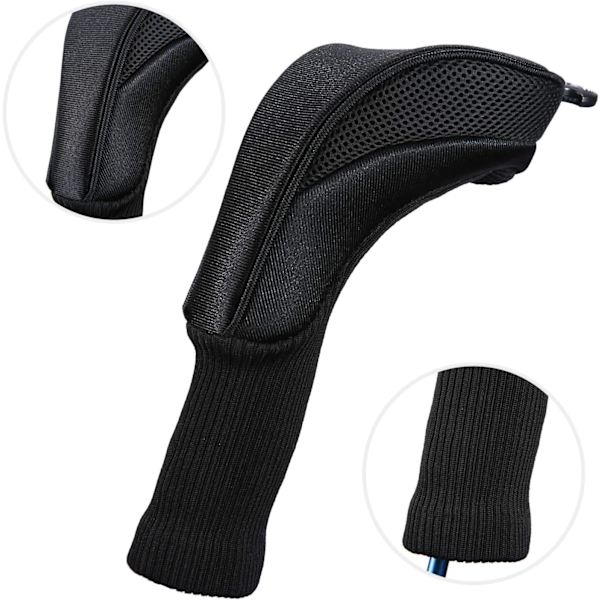 3-pack Svart Golfklubbs Huvudskydd Driver 1 3 4 5 7 X Fairway Woo