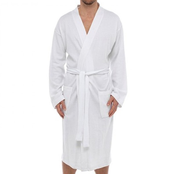 2XL180-220 kg Hvid Four Seasons pendlerpyjamas til mænd og kvinder