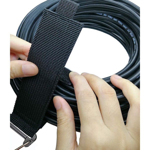1,5*16 tommer, kabelarrangør til opbevaring (4 stk.), velcro-s