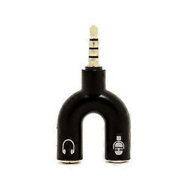 6 i 1 3,5 mm Audio Splitter Multi Hodetelefonadapter 1 Hann Til 5 Hunn AUX Audio