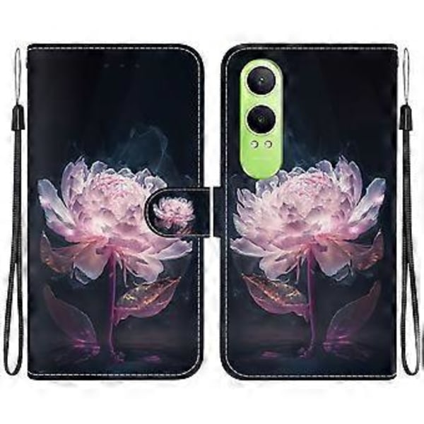 OnePlus Nord CE4 Lite 5G Lompakkokotelo Nahkainen Käännettävä Suojakuori Kuviopainatuksella Style G