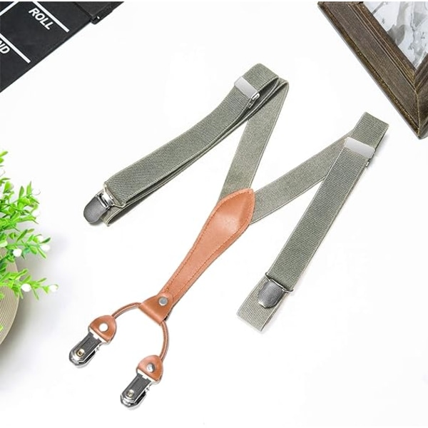 marineblå-Mode Herre Seler Elastiske Justerbare 115cmx2.5c