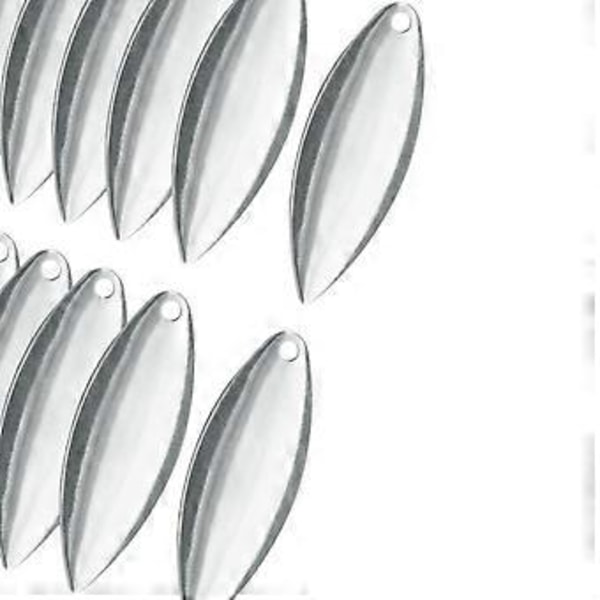 Uistelu Lusikat Spinner - Spinner Uistelu Lusikat Vieheiden Valmistukseen Kalastustarvikkeet DIY Kalastustarvikkeet 20KPL (HopeaD) Silver D
