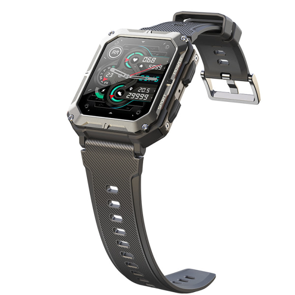 Svart, ny C20pro Bluetooth-samtal smartklocka, utomhus tre-bevis