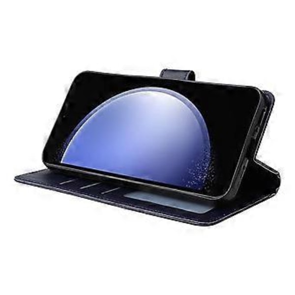 Til Samsung Galaxy S23 FE Etui Kort Slots PU Læder Flip Wallet Cover Style F
