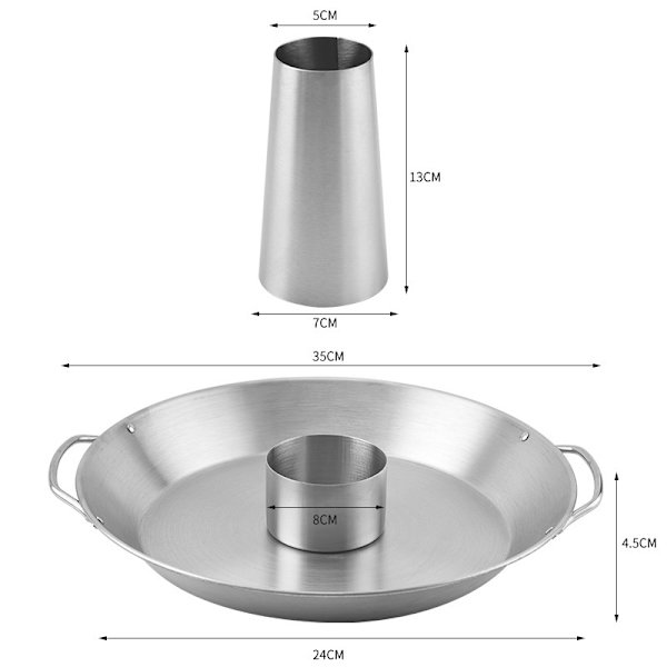 Rosteri i rostfritt stål för fjäderfä, fjäderfärotisserie med Remo