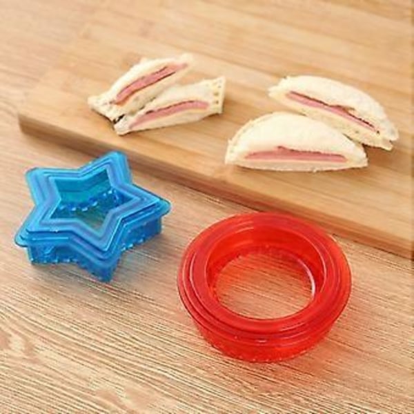 Smörgåsform Brödskärning Försegling DIY Form Barnens Frukostbrödform