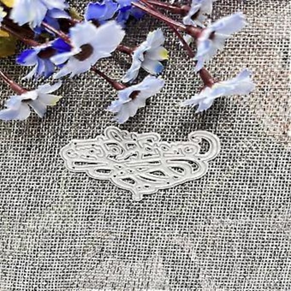 Tillykke med dimissionen Metal Skærestencils DIY Håndværk Kulstofstål Prægningsskabelon Stencil Scrapbooking til kort QB3390 Graduation Le