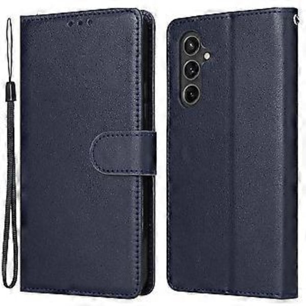 Til Samsung Galaxy S23 FE Etui Kort Slots PU Læder Flip Wallet Cover Style F