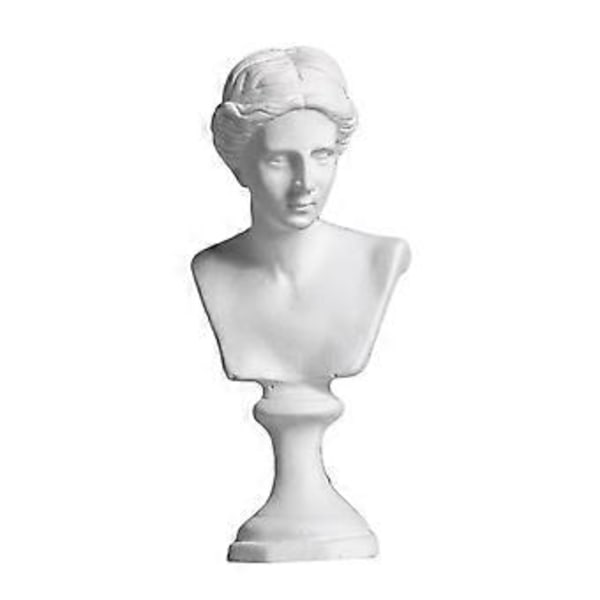 2.4 Tommers Klassisk Resin Gresk Hode Byste Statue Skulptur Figur Hjem Dekor Statue (Venus) Venus