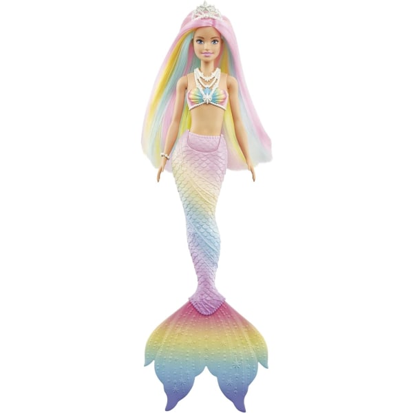 Barbie Magisk Sjöjungfrudocka med Regnbågshår, Färgförändringar i Vatten