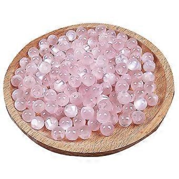 10 stk. 10 mm Cheongsam Perlemors DIY Syknapper for Tangdrakt Hanfu Resin Be 05 (rosa) 05 (pink)