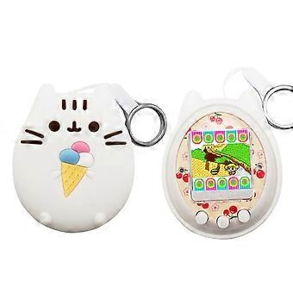 Silikonfodral Skyddande Mjukt Fodral Skyddande Ärm för Skal Lämpligt för Tamagotchi On 4U+ PS för m!x i  Gul Yellow