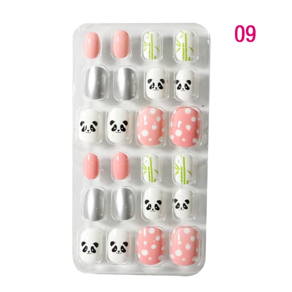 24 lommer, brukbare negleputer, neglekunstlapp stil 9