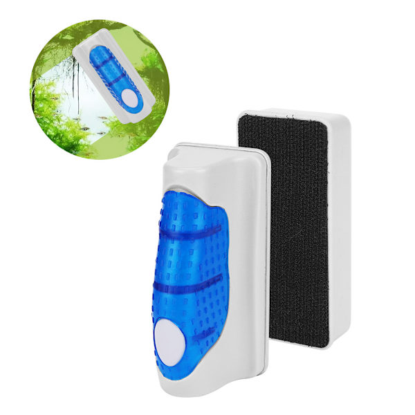 1 x Akvarierensebørste Magnetisk Glas Algefjerner