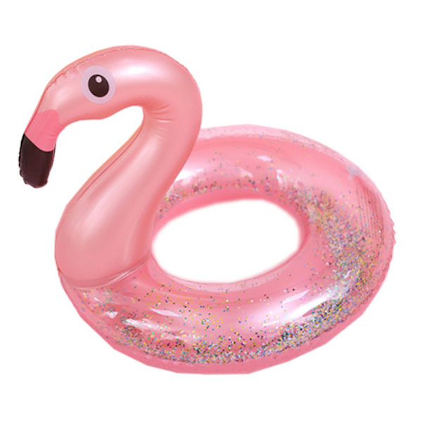 Olycism Flamingo Float med paljetter, kommer med drikkeholder og P