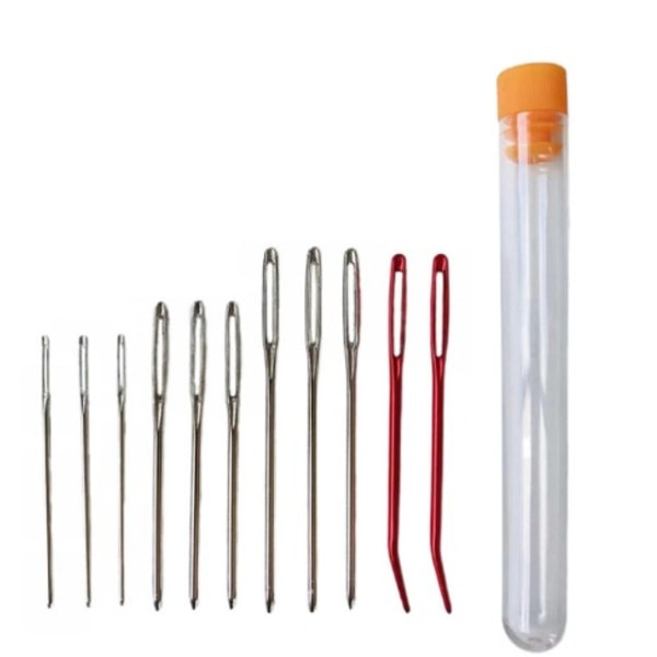 Neulapullosarja, 9 ompeluneulaa, isoneulaset, isot S